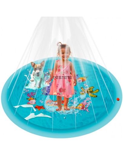 Детска пръскалка постелка с фонтан 165см